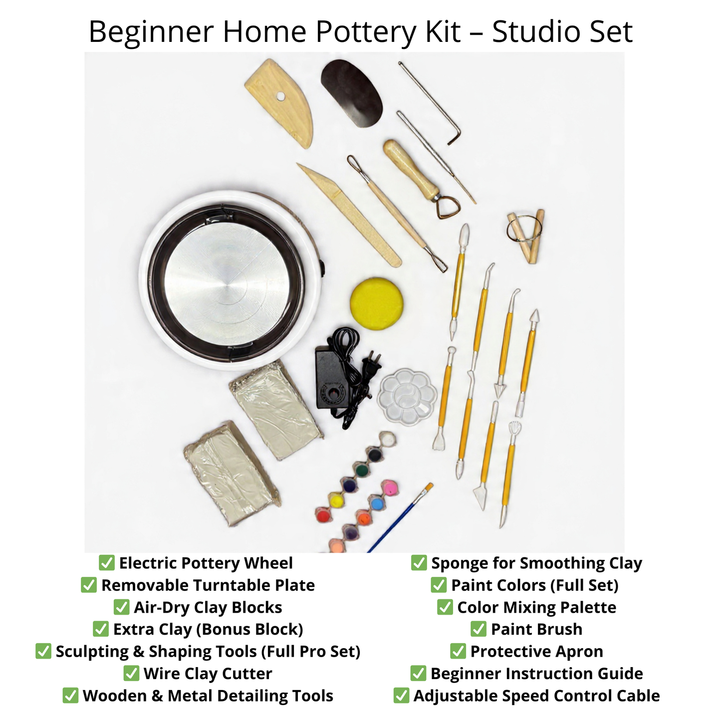 Beginner Home Pottery Kit